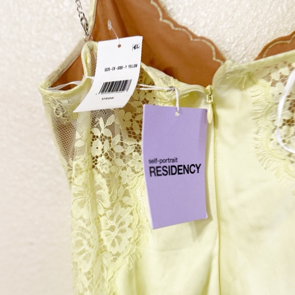 NWT Self-Portrait × Christopher Kane Lace Satin Crystal Embellished Maxi Dress 6 - Picture 14 of 14